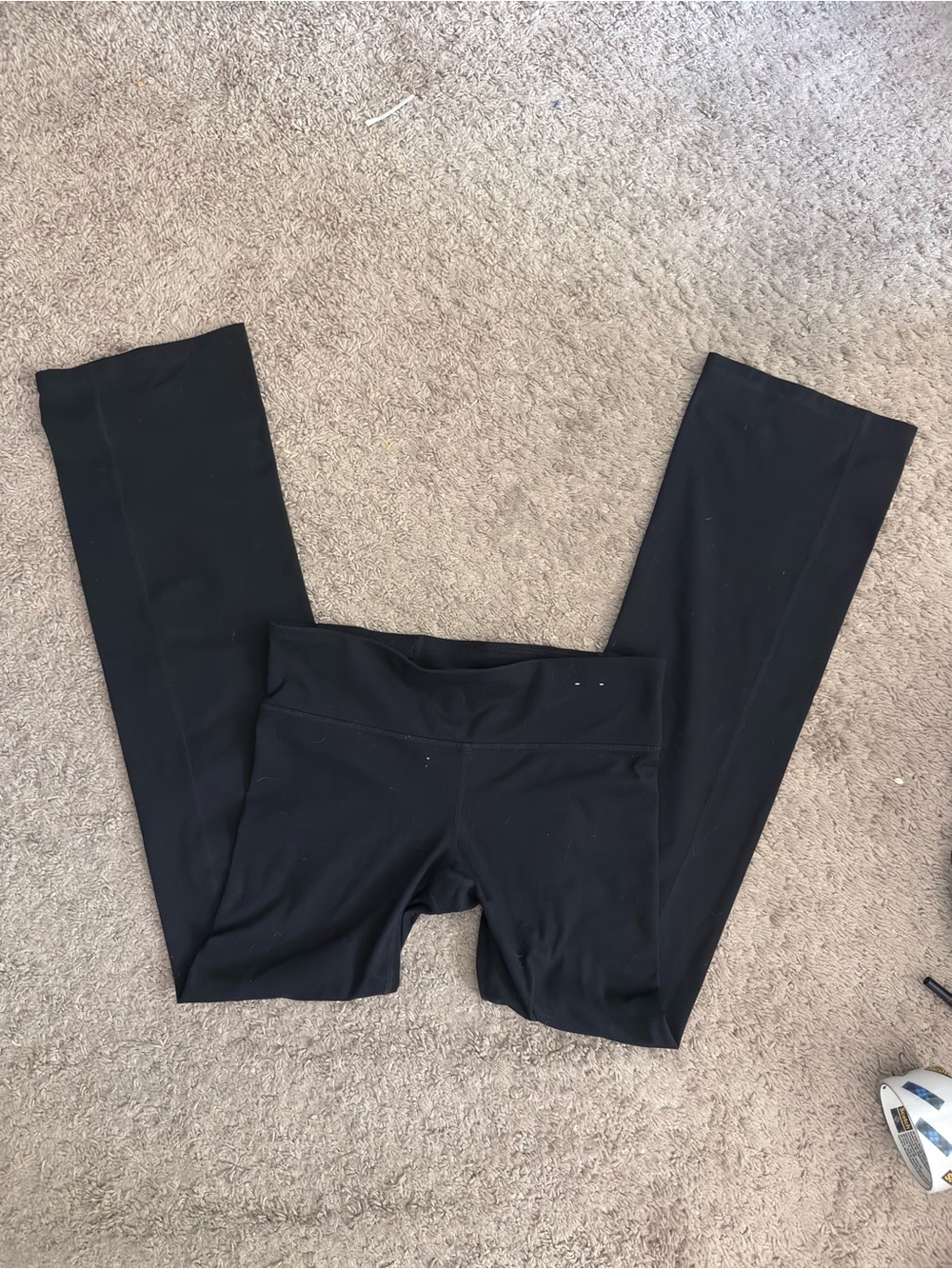GAP Low Rise Black Flared Leggings - M